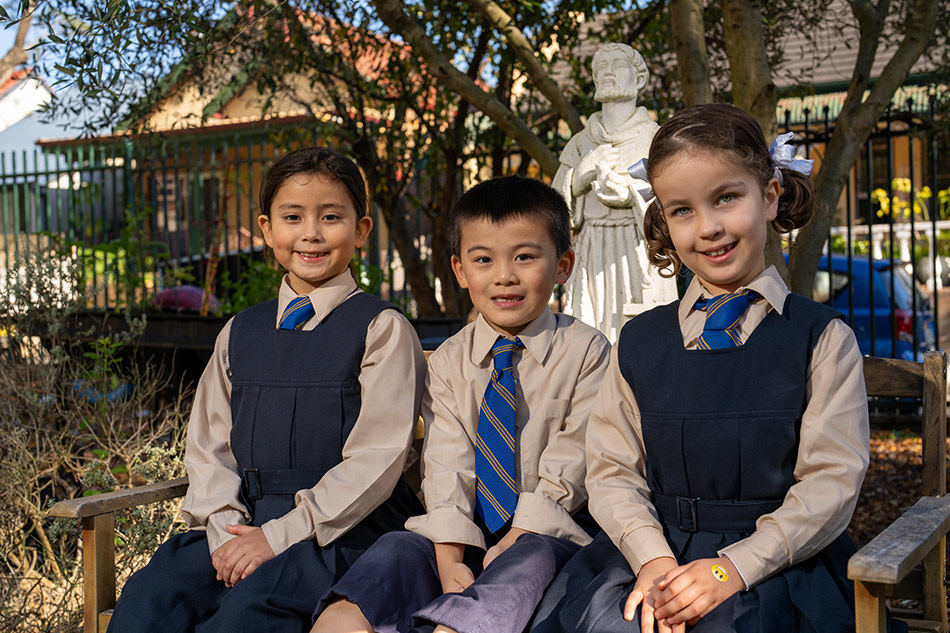 Three St Fiacre’s Catholic Primary School Leichhardt students